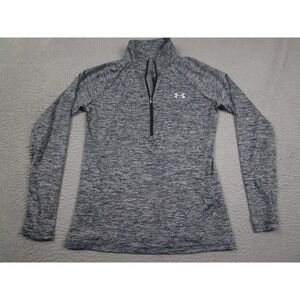 Under‎ Armour Sweater Womens Small Gray Activewear Pullover Gym Running Training